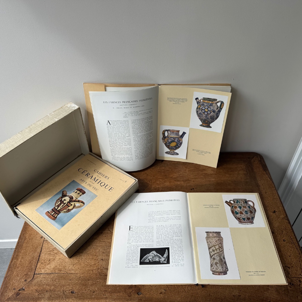 7 Issues Of *cahiers De La Céramique Et Des Arts Du Feu* In A Box Set-photo-7