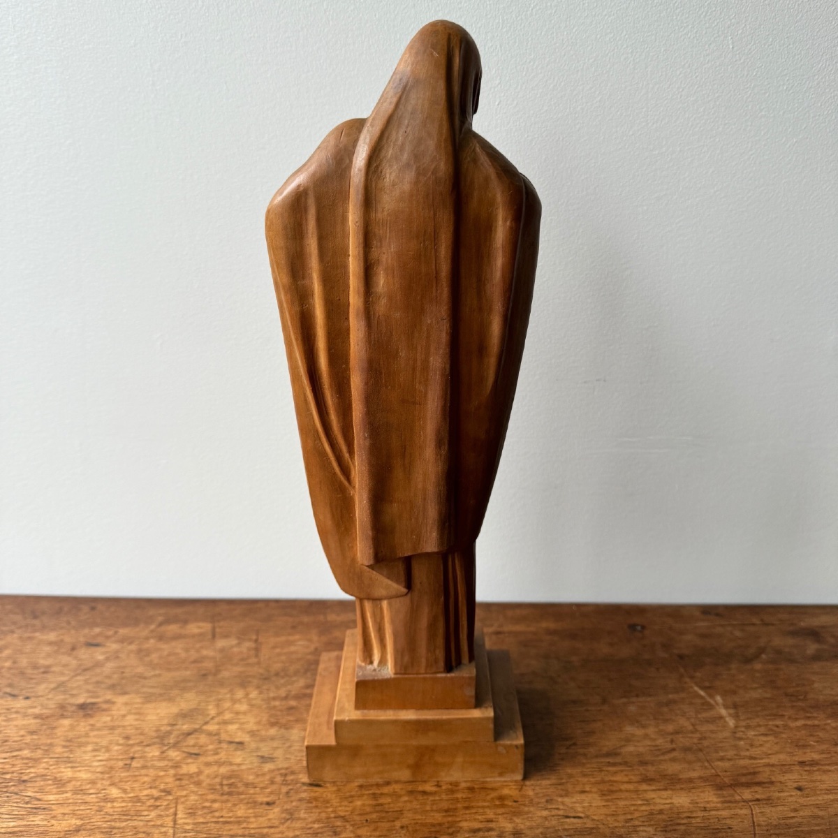 Wooden Virgin Mary Carved By Lucienne Heuvelmans (1881–1944) -photo-4