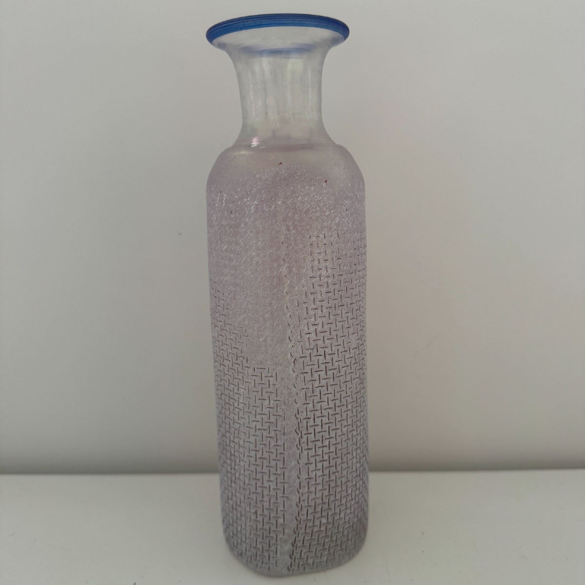 Hand-blown Glass Vase By Bertil Vallien For Kosta Boda, 1970s Scandinavian Design-photo-4