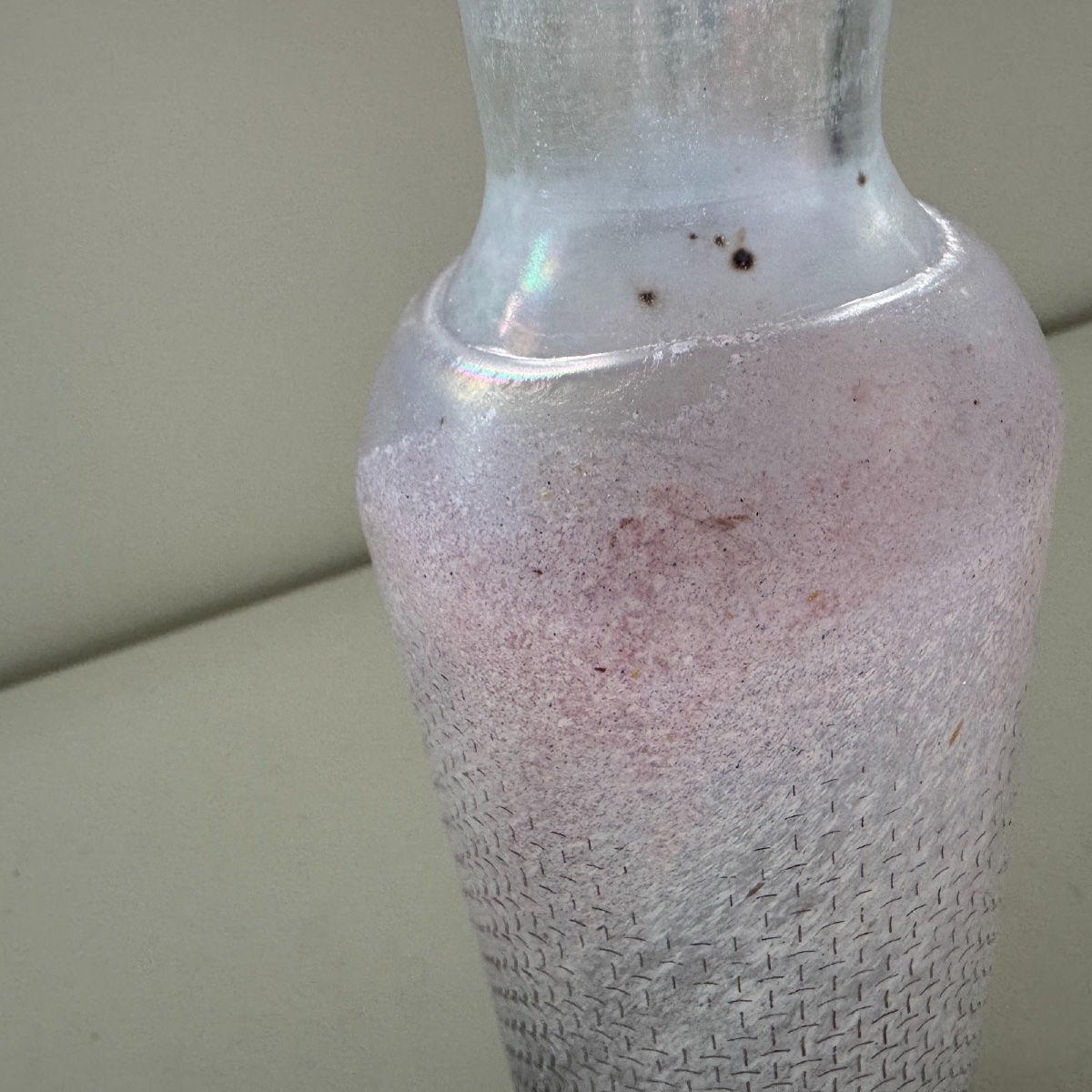 Hand-blown Glass Vase By Bertil Vallien For Kosta Boda, 1970s Scandinavian Design-photo-4