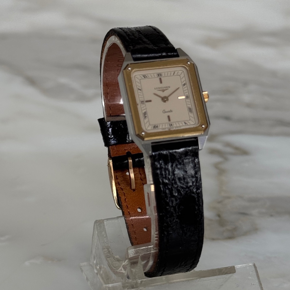 Montre Longines à quartz état neuf avec étiquette -photo-2
