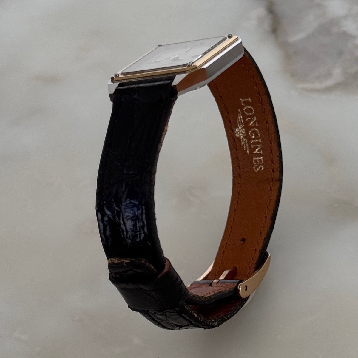 Montre Longines à quartz état neuf avec étiquette -photo-3