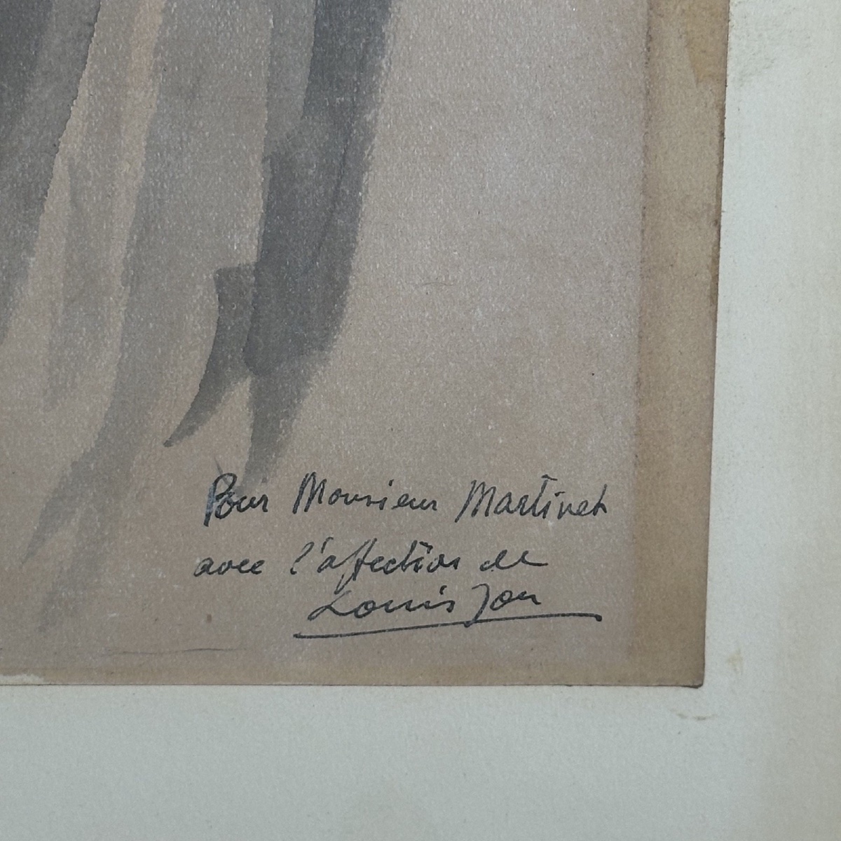 Drawing Of A Woman Wearing A Scarf From The Early 20th Century By Louis Jou (1881–1968)-photo-2
