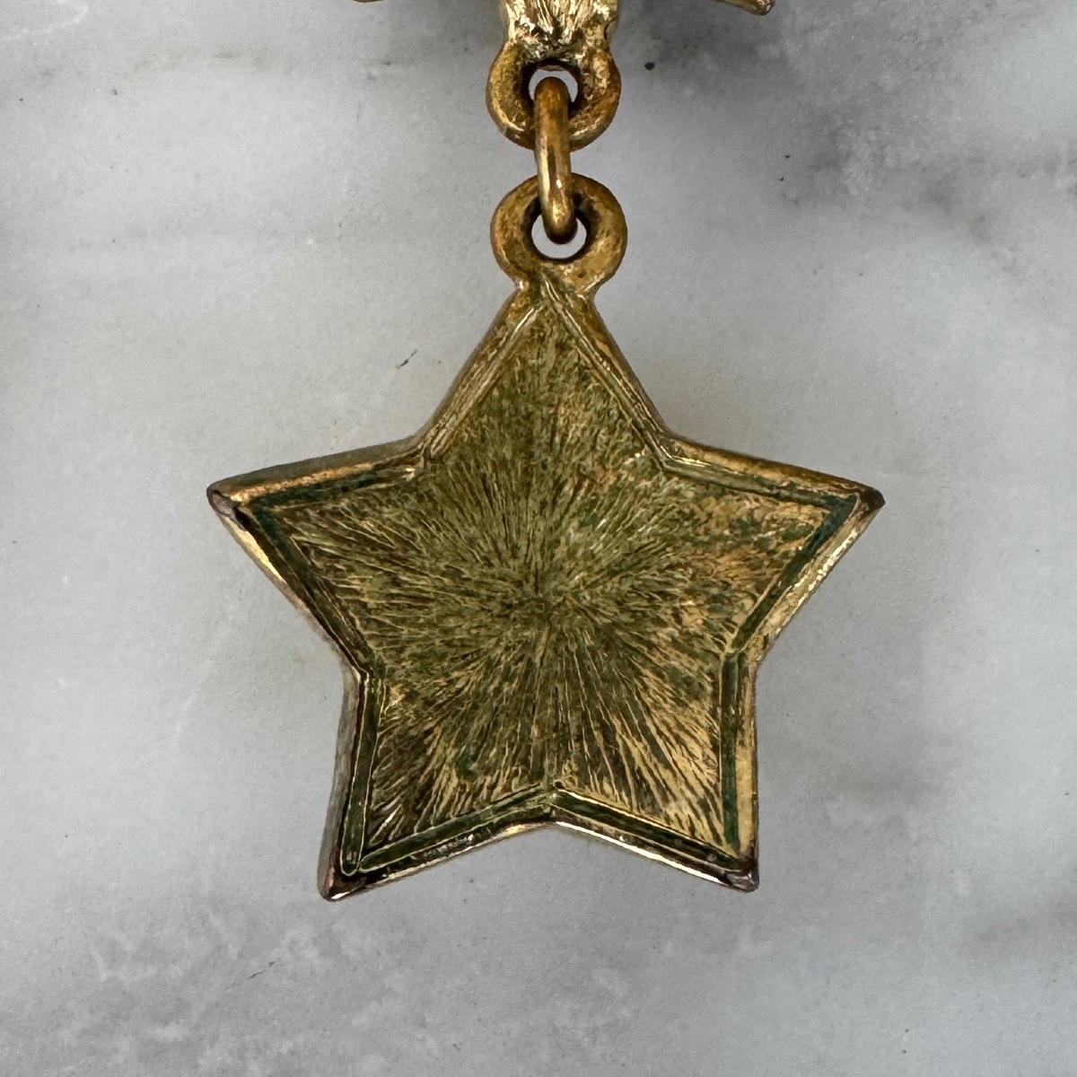 Pair Of Star-shaped Yves Saint Laurent Earrings-photo-1