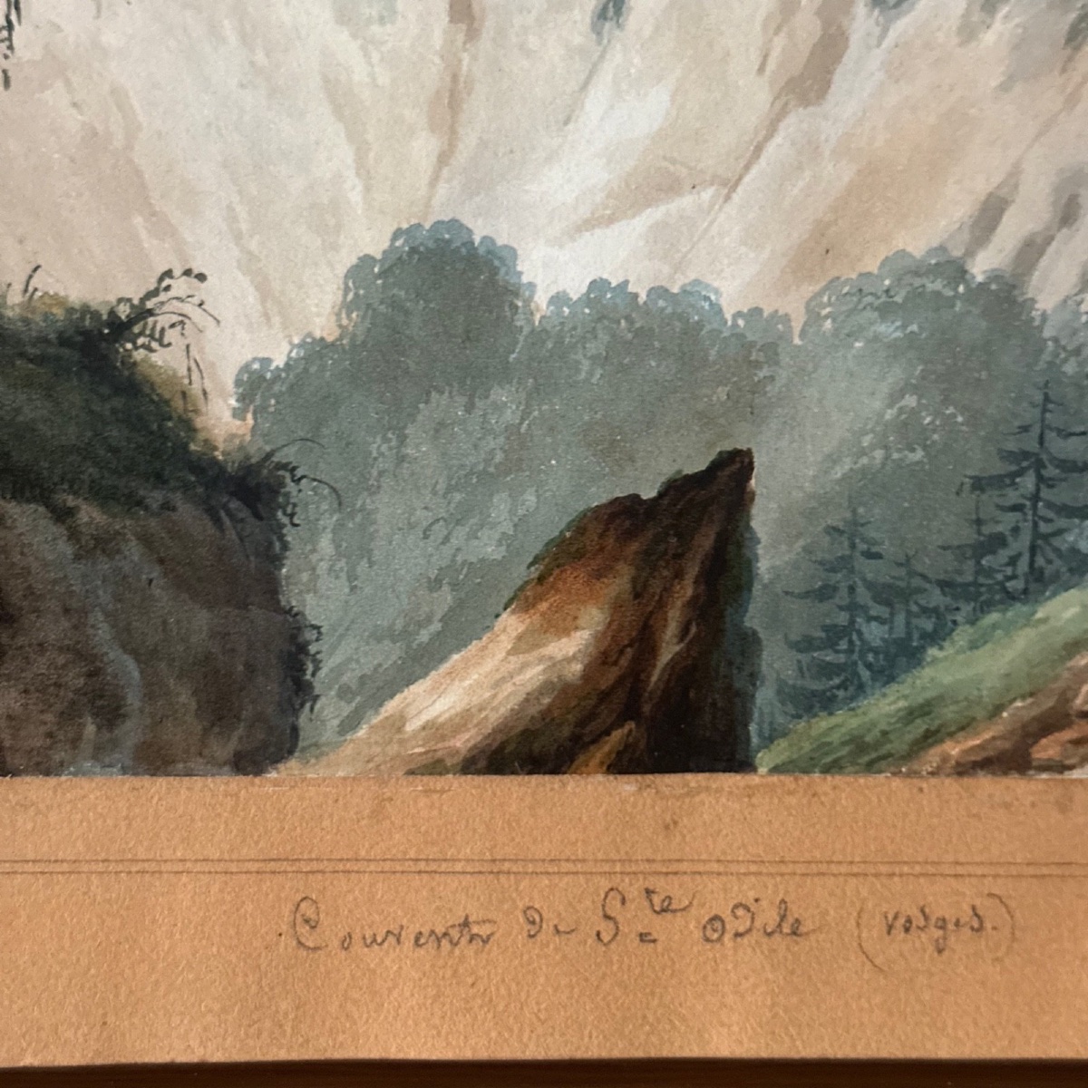 Album de dessins représentant des paysages aquarellés par Collignon -photo-4