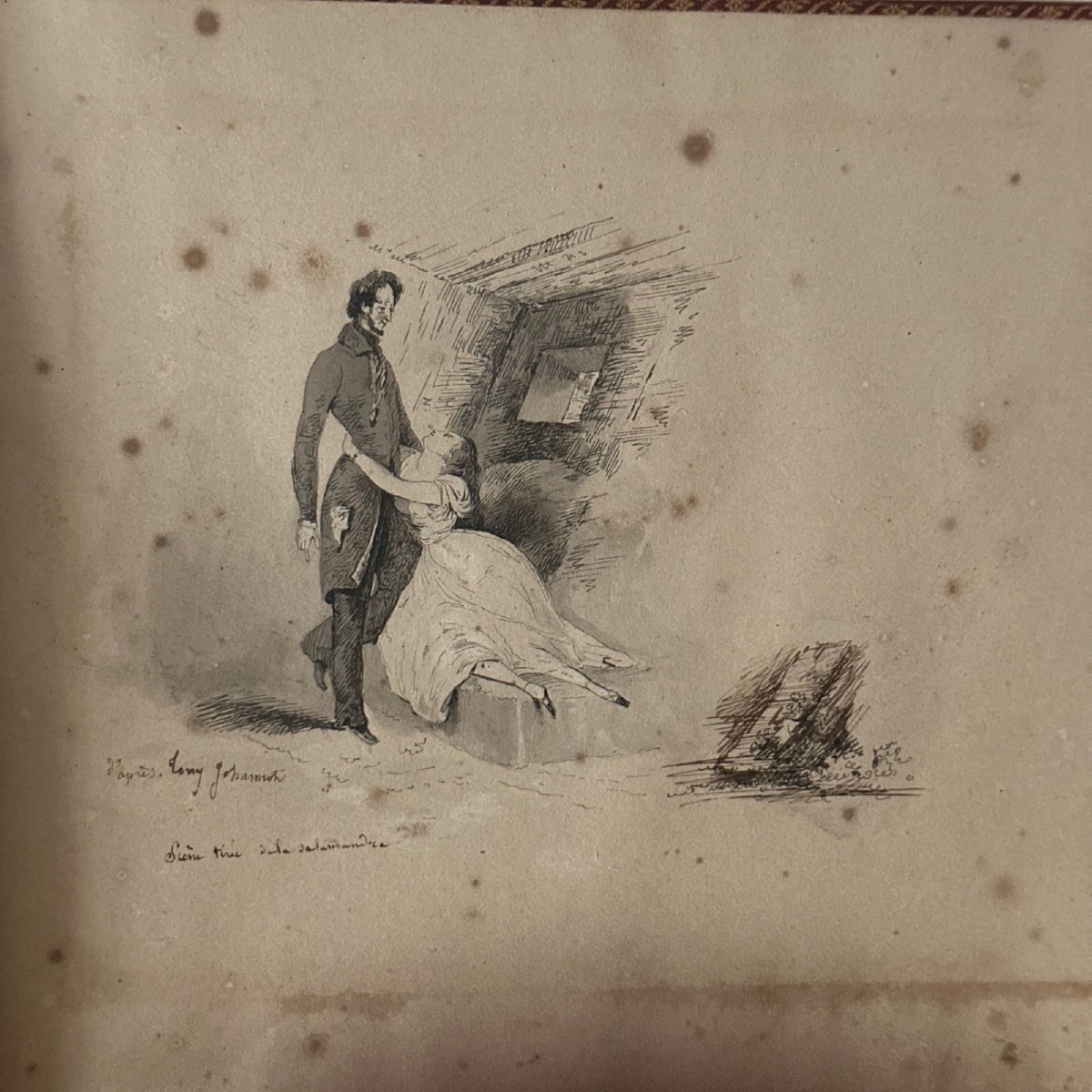 Album de dessins représentant des paysages aquarellés par Collignon -photo-5
