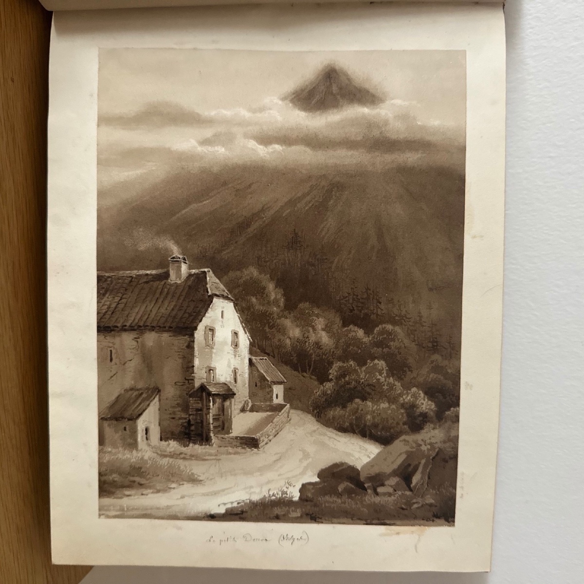 Album de dessins représentant des paysages aquarellés par Collignon -photo-8