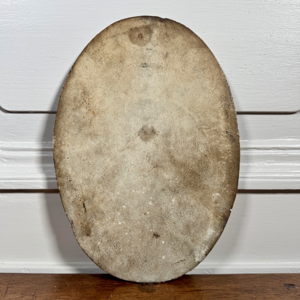 Elegant 19th-century Porcelain Plaque Featuring Lace In A Central Cartouche -photo-4
