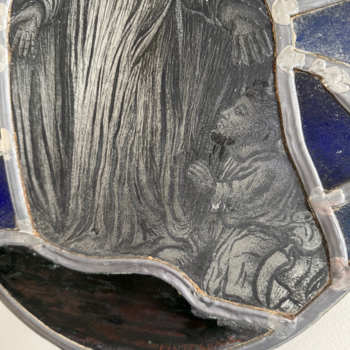 19th-century Stained-glass Window Depicting The Virgin Mary: "posuerunt Me Custodem" -photo-1