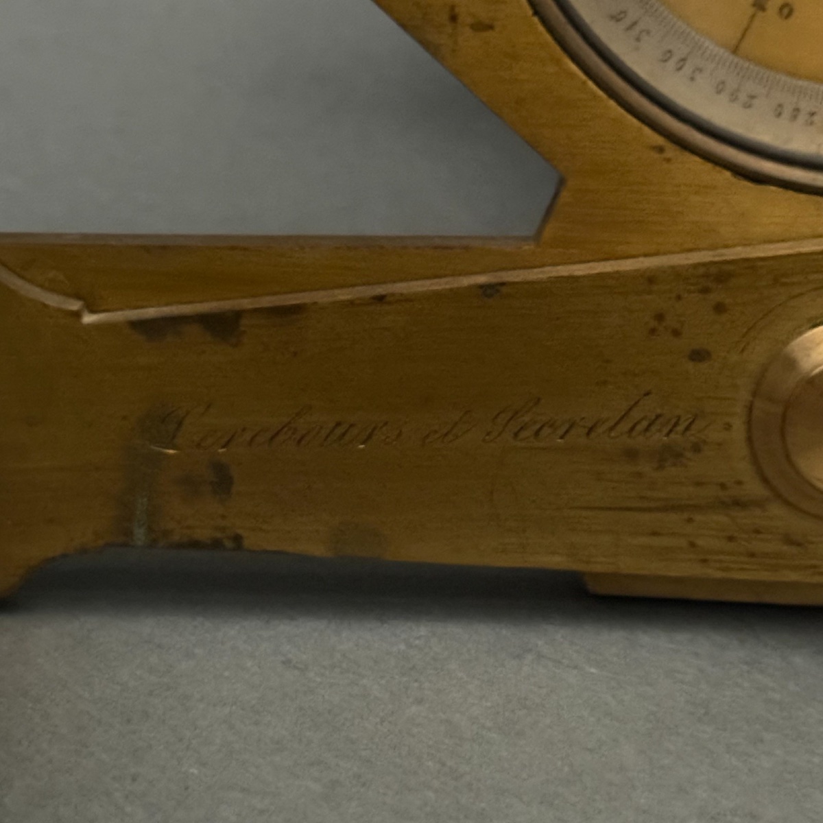 Antique Graphometer With Compass Or Surveying Instrument – 19th Century -photo-4