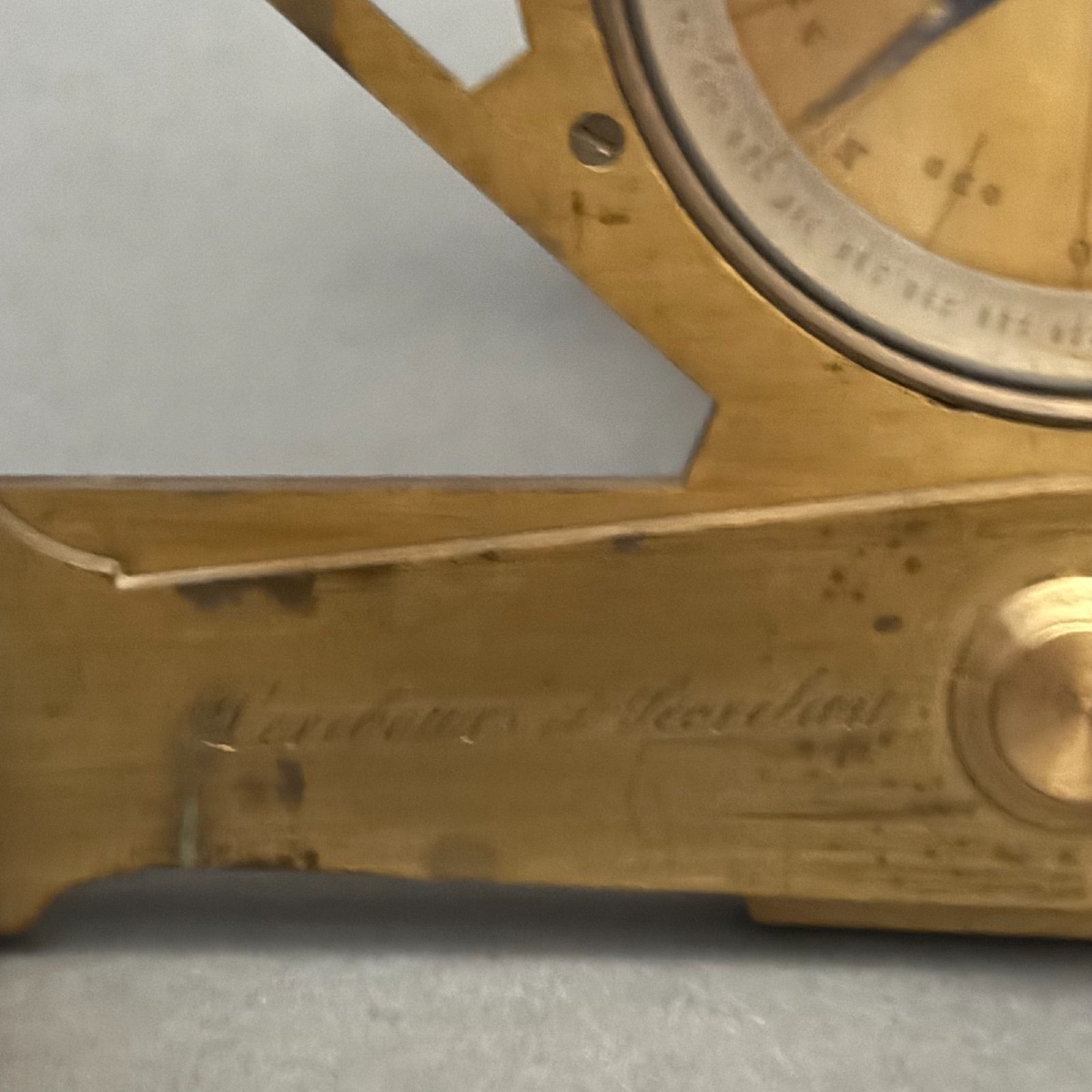 Antique Graphometer With Compass Or Surveying Instrument – 19th Century -photo-5