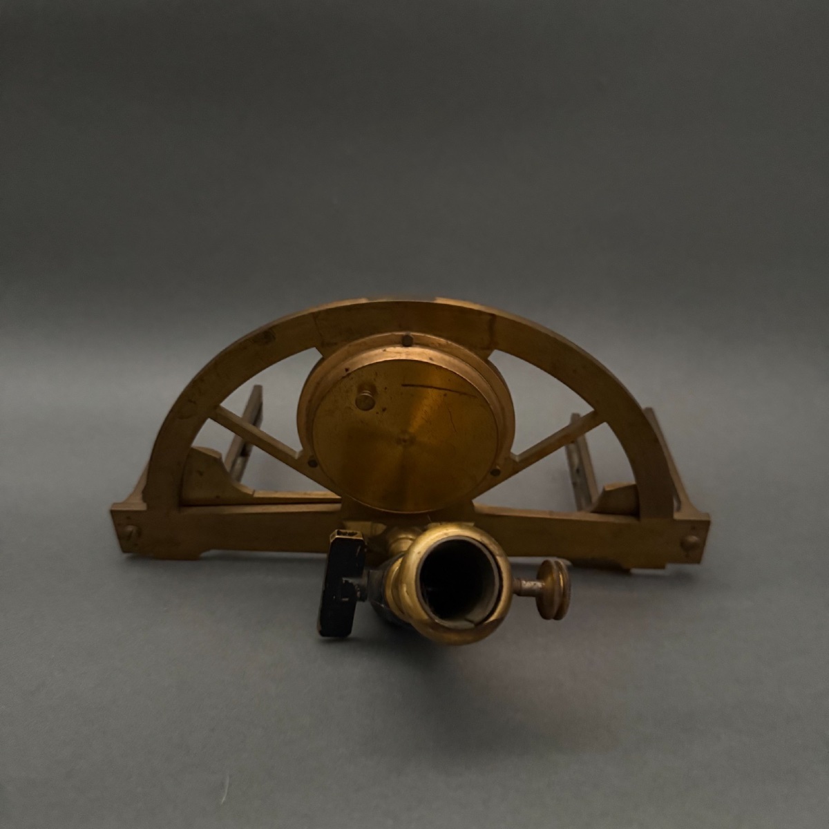 Antique Graphometer With Compass Or Surveying Instrument – 19th Century -photo-6