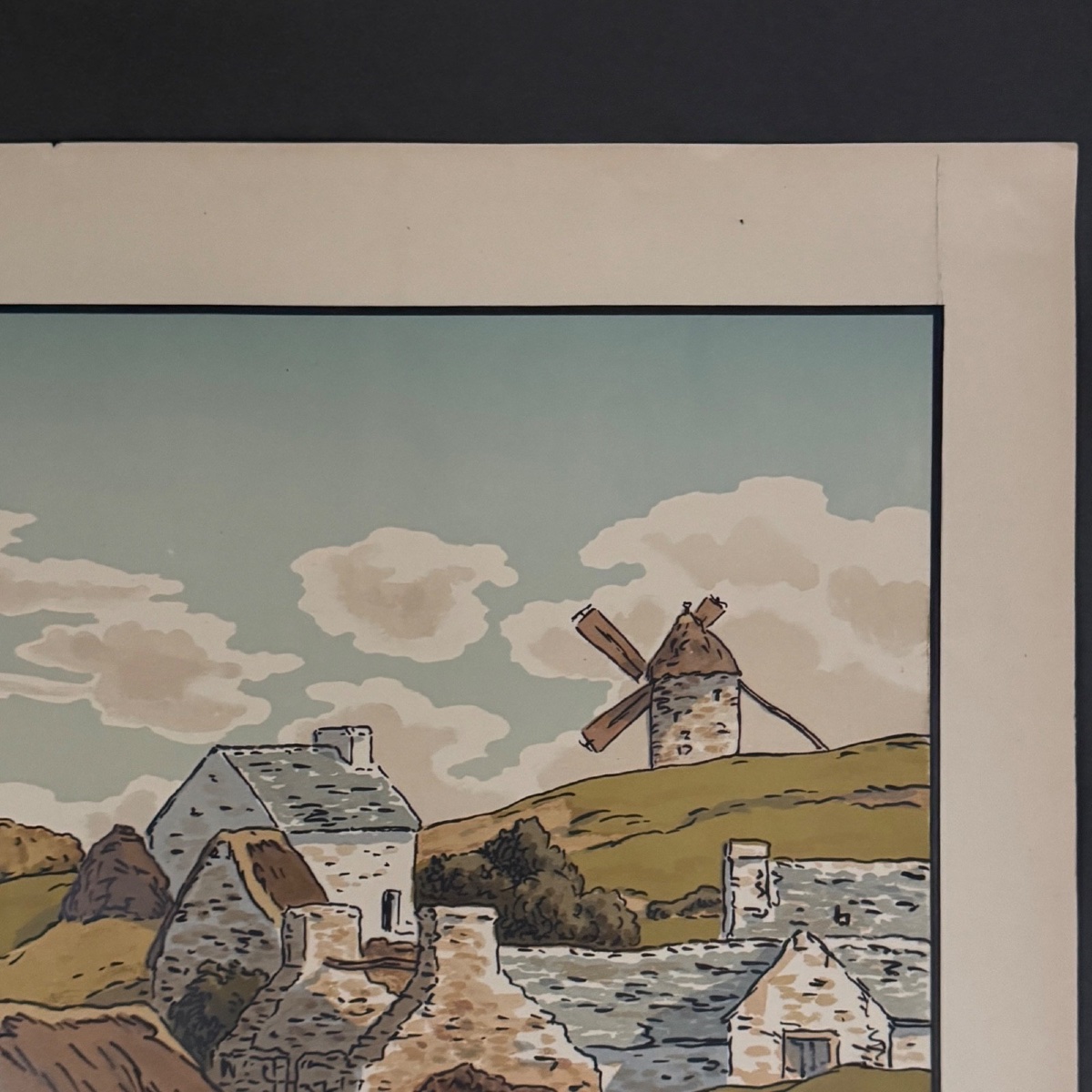 Lithographie par Henri Rivière Les Aspects de la Nature - Le Vallon -photo-2