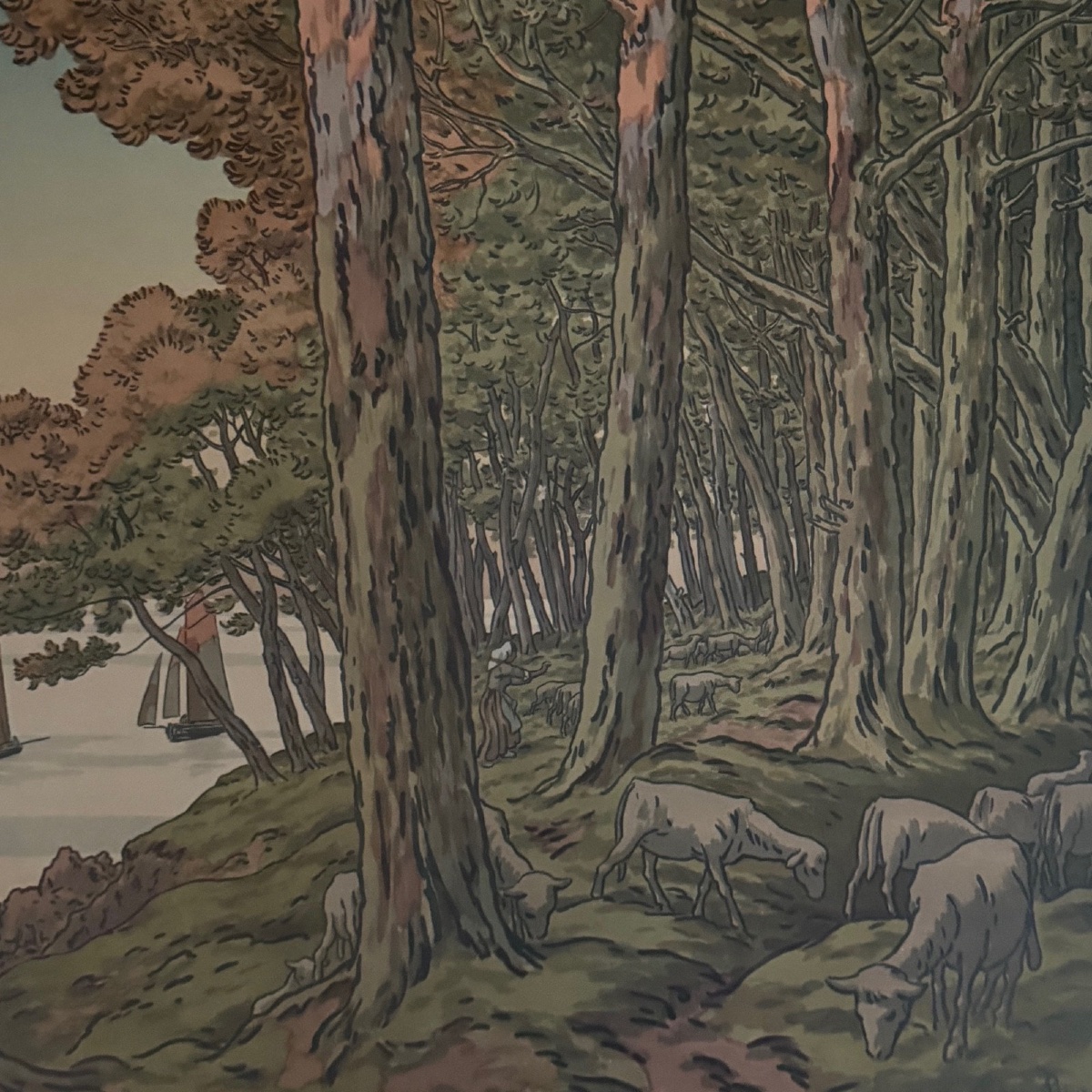 Lithograph By Henri Rivière, *aspects Of Nature*—*summer Evening* -photo-3