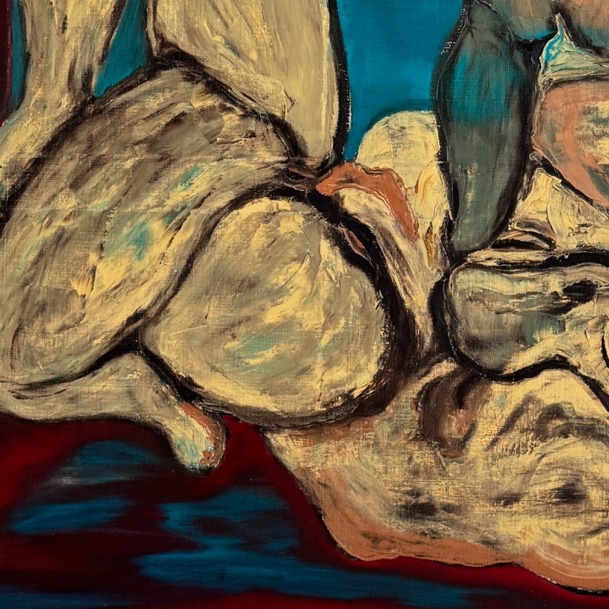 Huile sur toile par Arssaga (Alain Fernandez) peinture figurative -photo-1