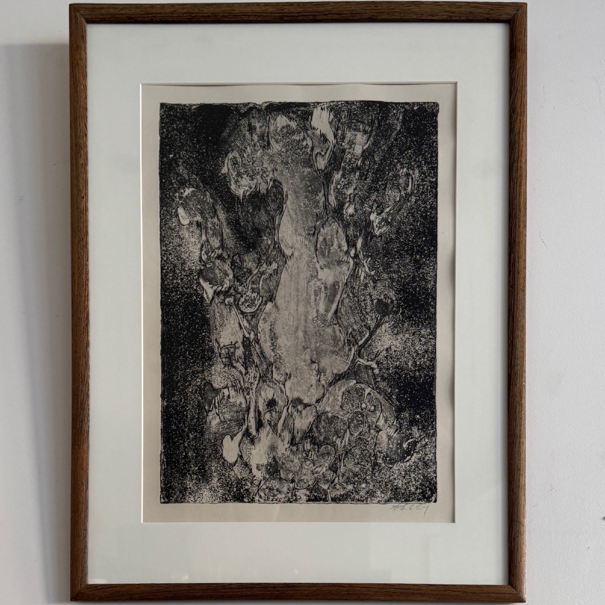 Engraving By Roger-edgar Gillet (1924–2004), *the Rat Nymph*, 1964 -photo-2