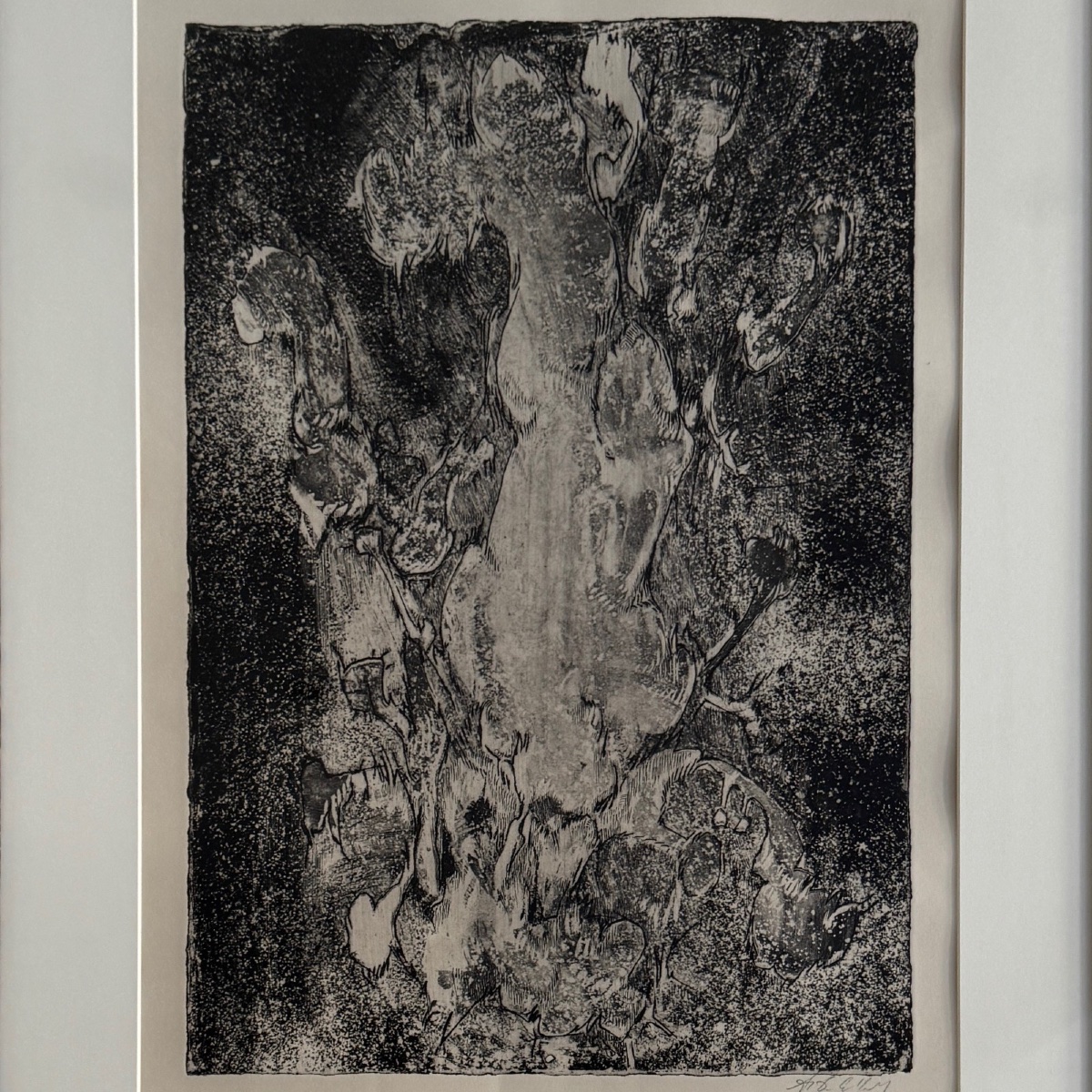 Engraving By Roger-edgar Gillet (1924–2004), *the Rat Nymph*, 1964 -photo-3
