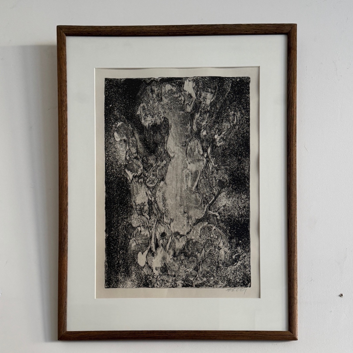 Engraving By Roger-edgar Gillet (1924–2004), *the Rat Nymph*, 1964 