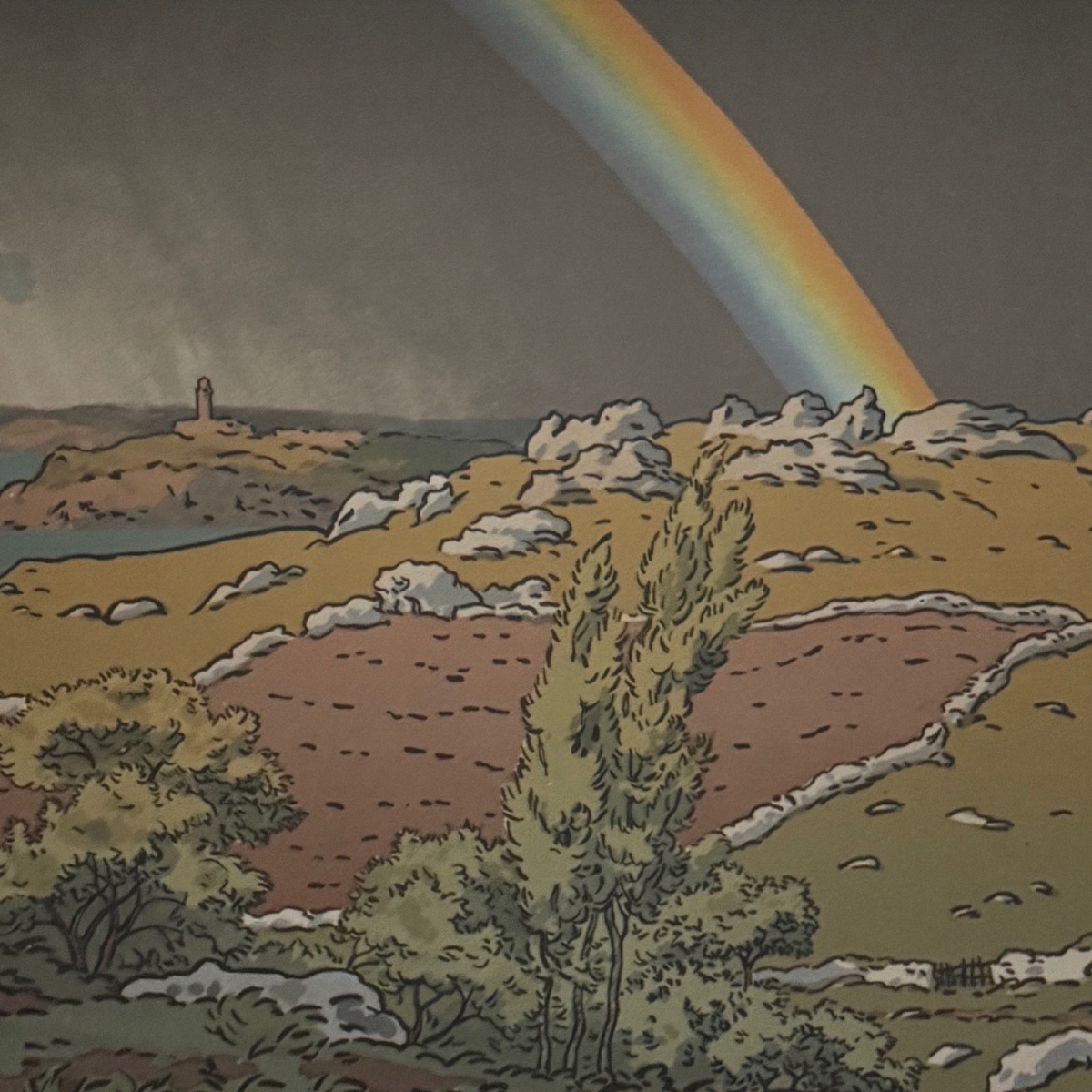 Lithograph By Henri Rivière, *la Féérie Des Heures*—*the Rainbow*-photo-4