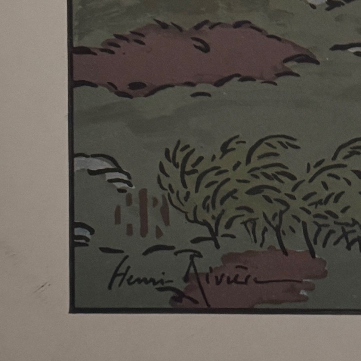 Lithograph By Henri Rivière, *la Féérie Des Heures*—*the Rainbow*-photo-1