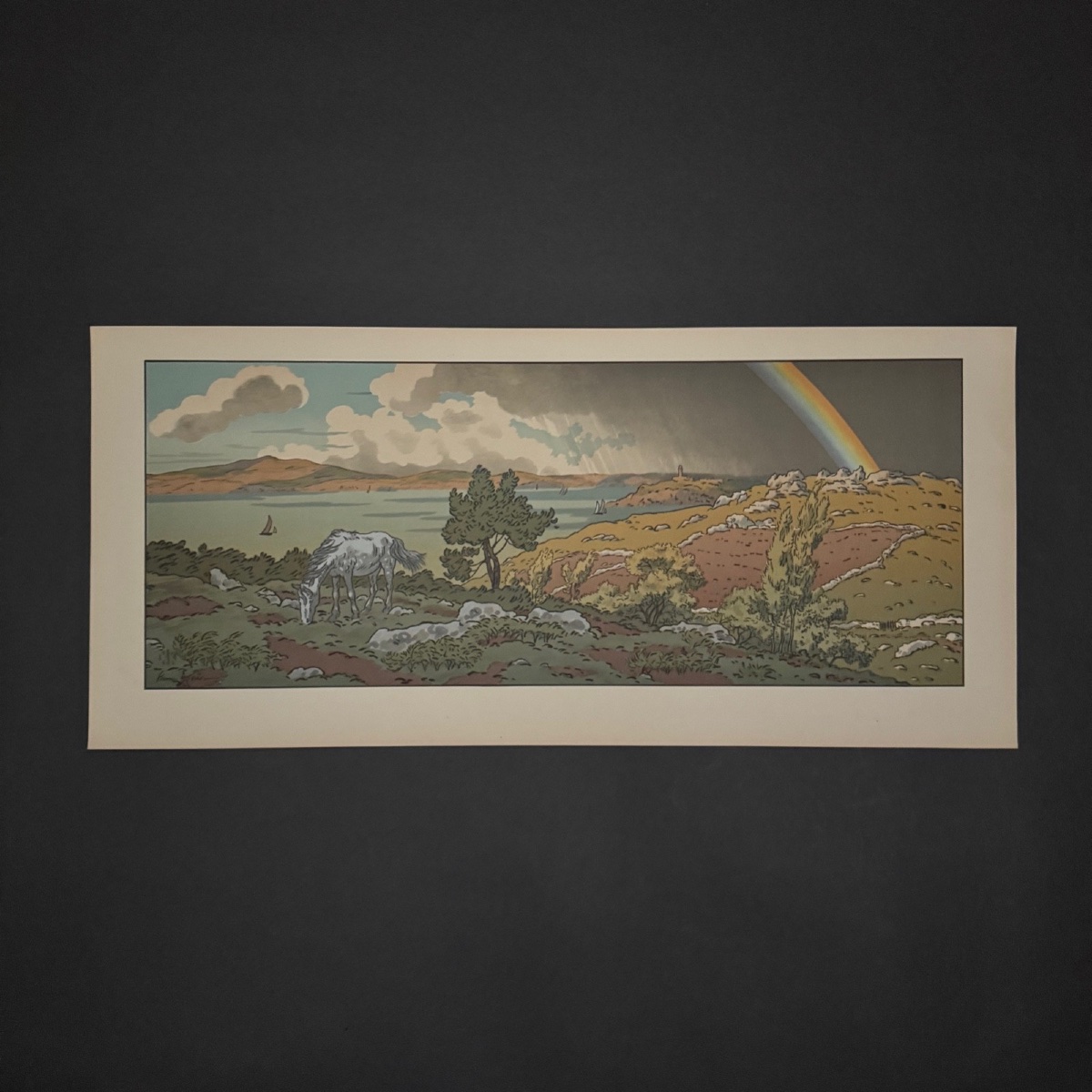 Lithograph By Henri Rivière, *la Féérie Des Heures*—*the Rainbow*