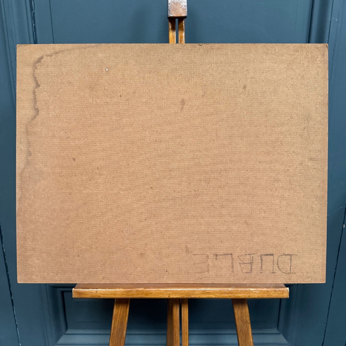 Oil On Cardboard, Modern Composition By François De Chabot, 1960 -photo-2