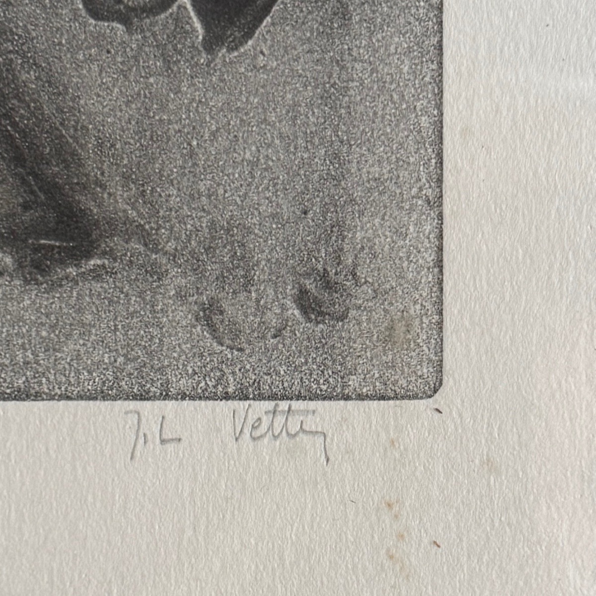 Calorigraphy By Jean-louis Vetter, Abstract Work, Countersigned, 20th Century -photo-5