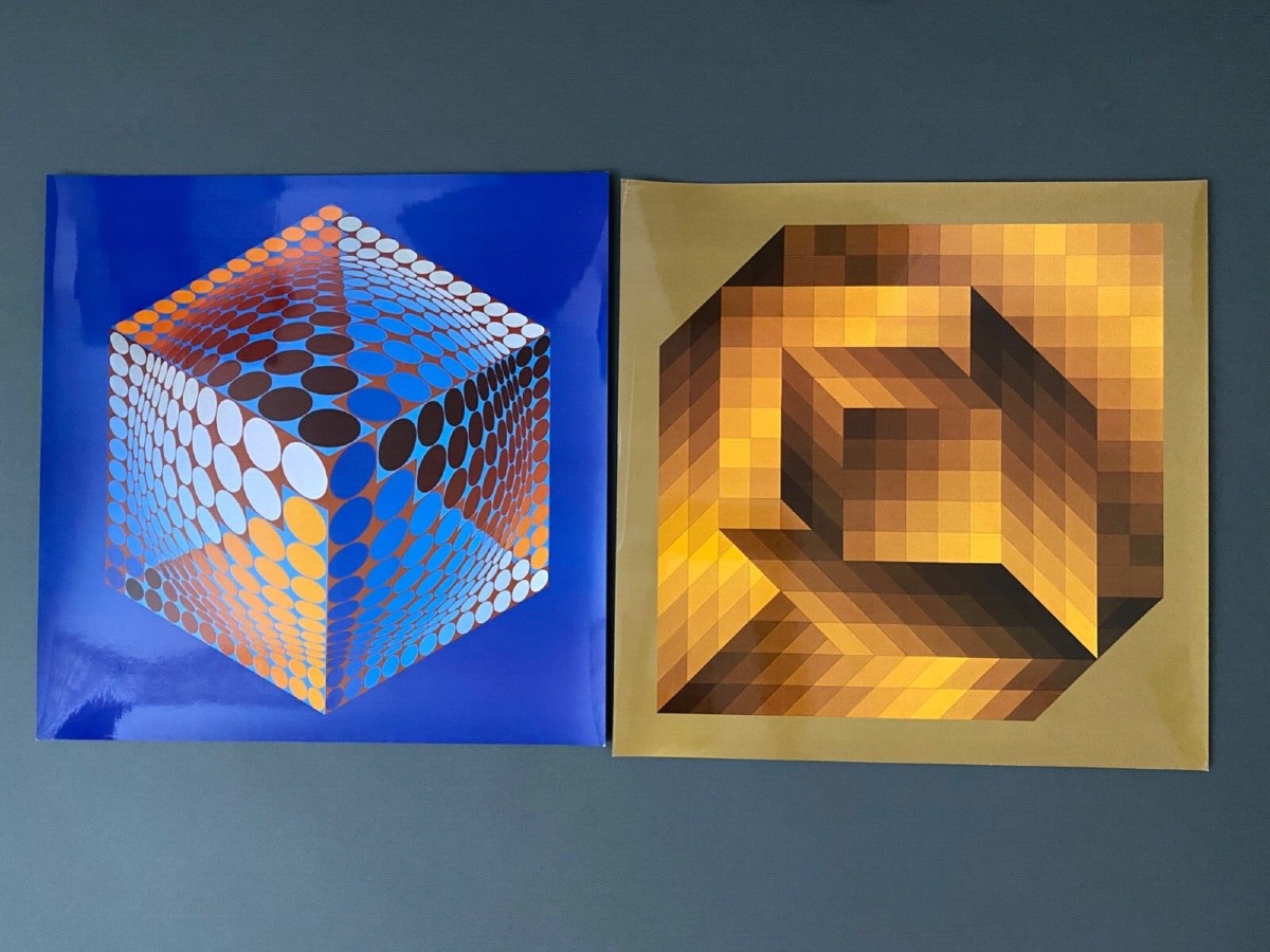 Vasarely Portfolio: Progressions, 3 Editions Du Griffon, Neuchâtel-photo-3