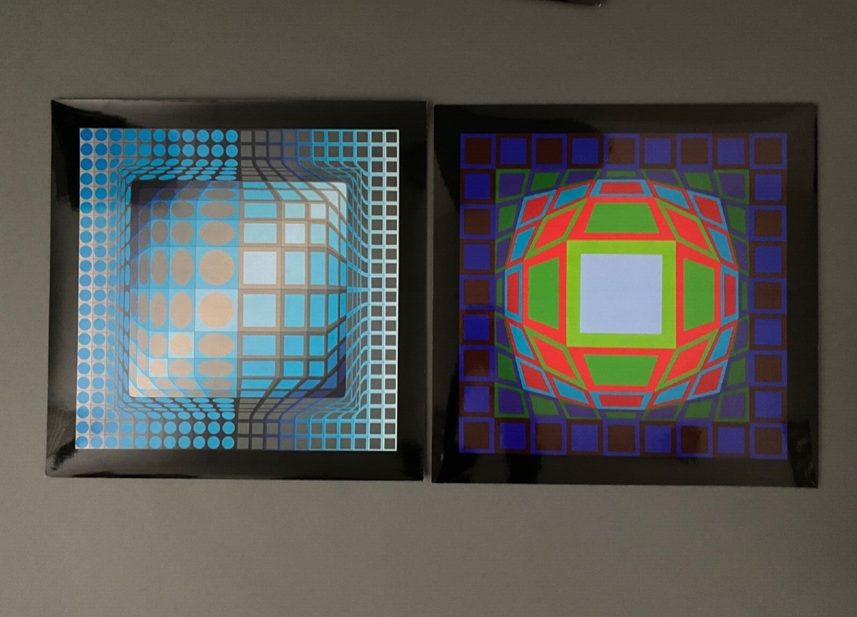 Vasarely Portfolio: Progressions, 3 Editions Du Griffon, Neuchâtel-photo-4