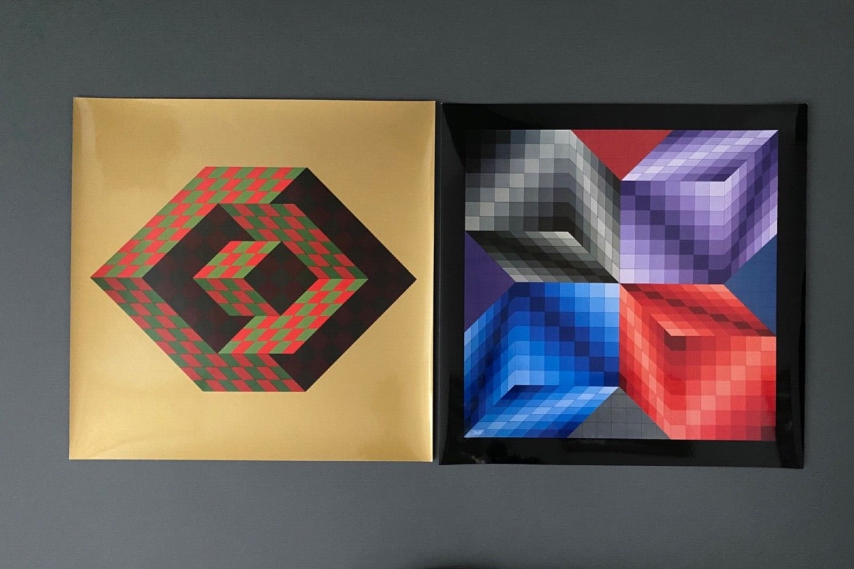 Vasarely Portfolio: Progressions, 3 Editions Du Griffon, Neuchâtel-photo-2