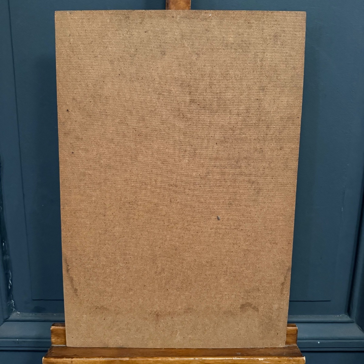 Huile sur panneau composition moderne par François de Chabot 1960-70 -photo-1