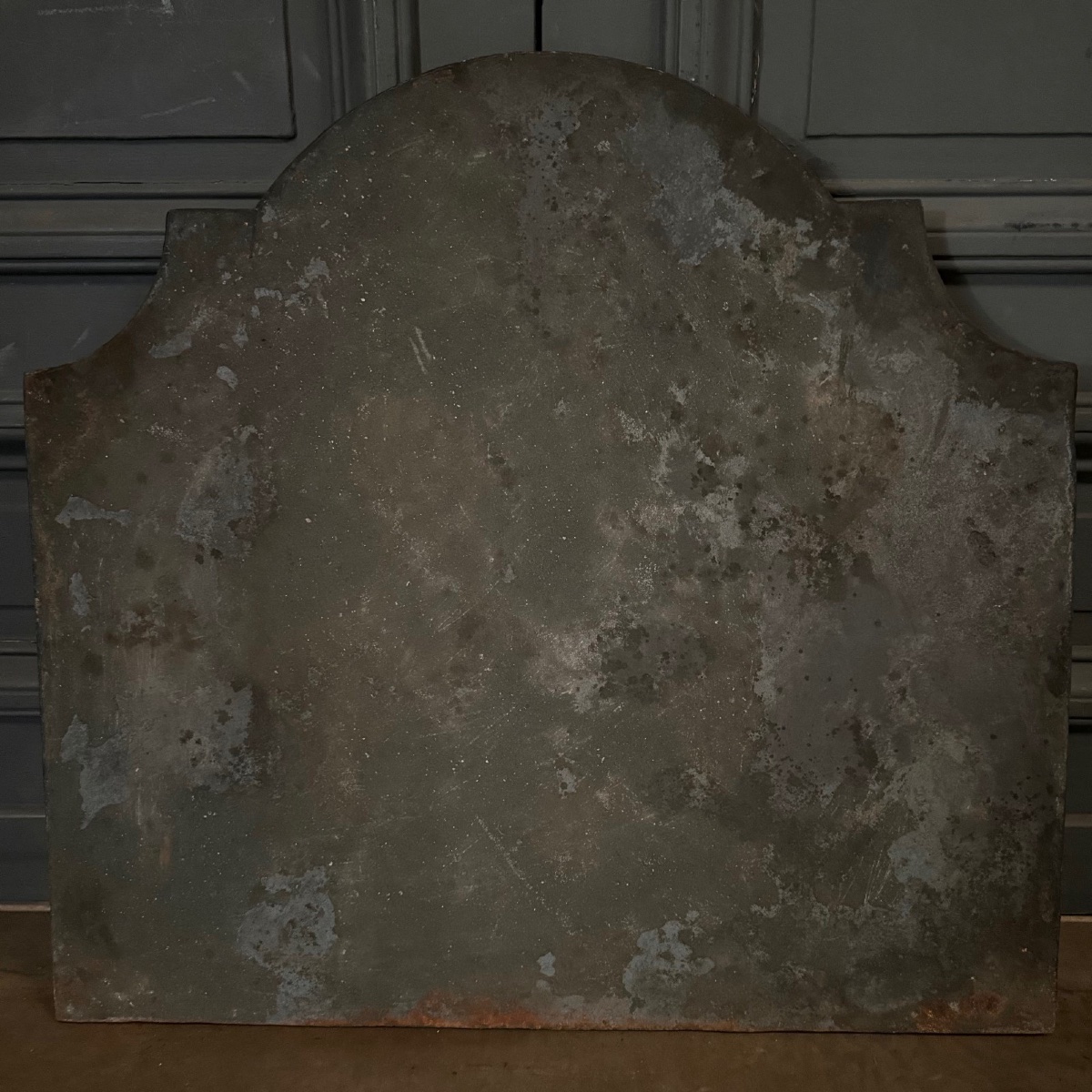 Plaque de cheminée en fonte sujet classique ou néo-classique XVIIIe-photo-4