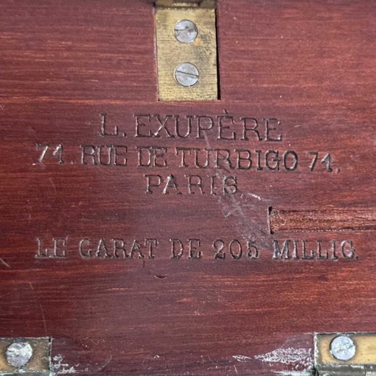 19th-century Mahogany Trebuchet-style Precision Scale By L. Exupère, Paris -photo-2