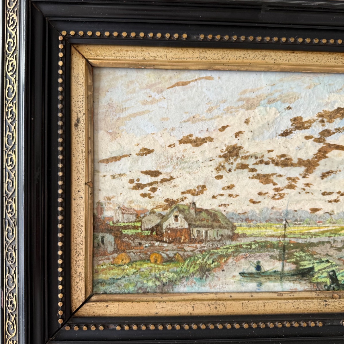 Peinture sur céramique Moyland Cleve par Martinuf Kuytenbrouveer 1884 -photo-4