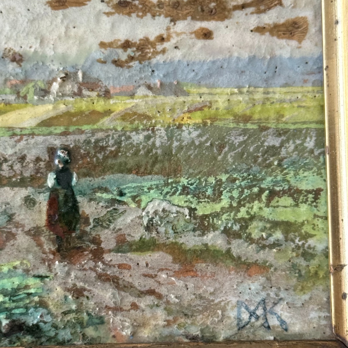 Peinture sur céramique Moyland Cleve par Martinuf Kuytenbrouveer 1884 -photo-3
