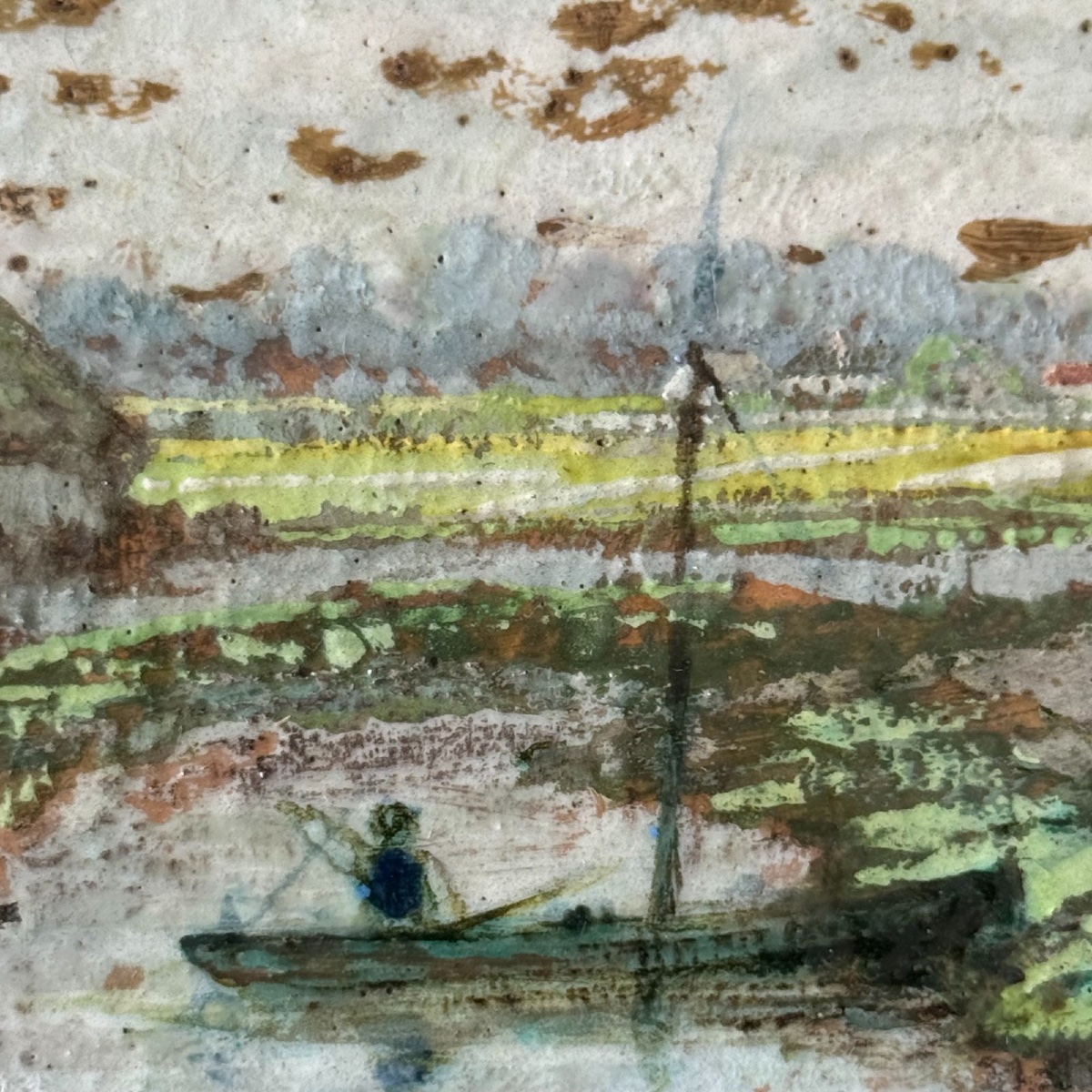 Peinture sur céramique Moyland Cleve par Martinuf Kuytenbrouveer 1884 -photo-4
