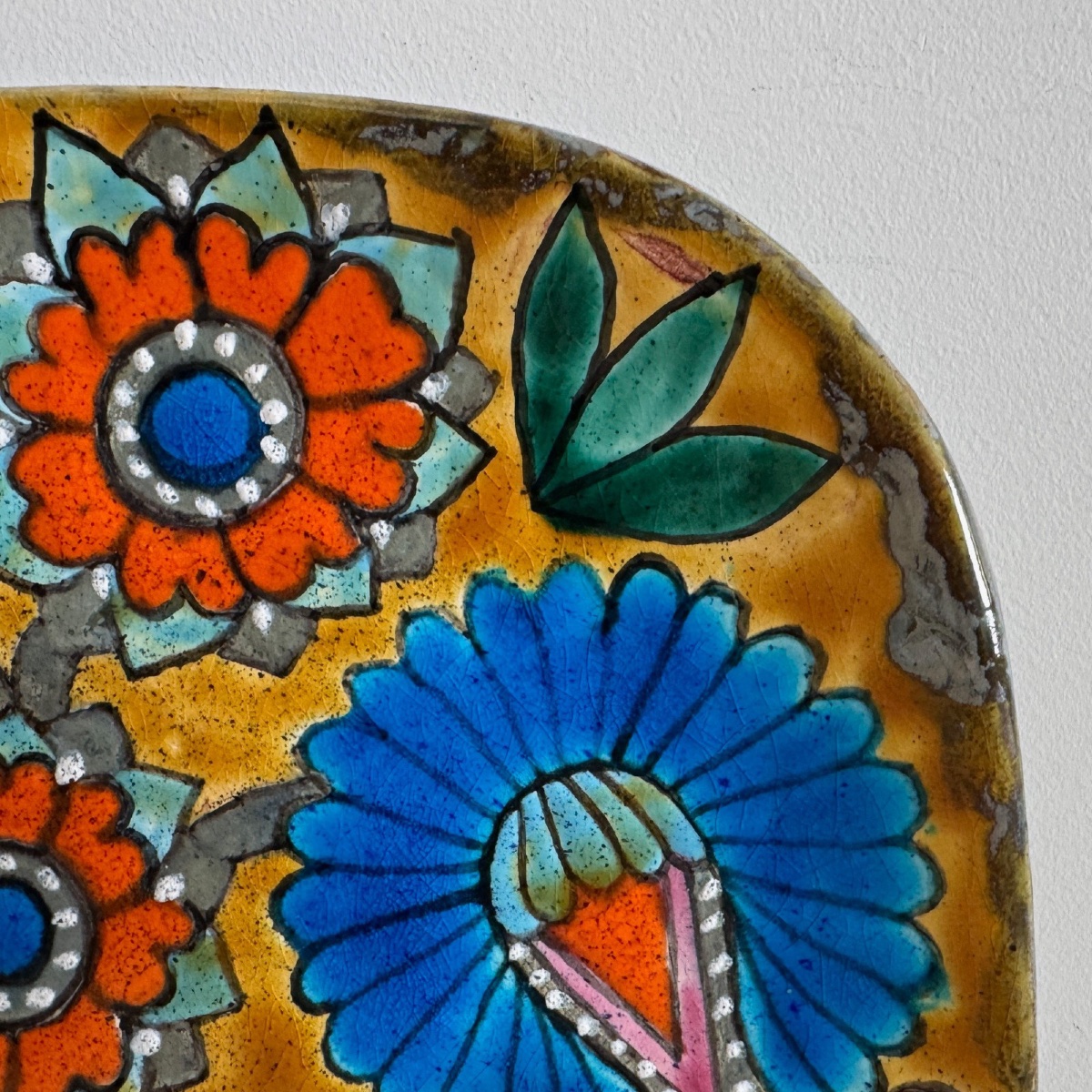 Assiette en céramique par Marjatta Taburet HB Quimper-photo-4
