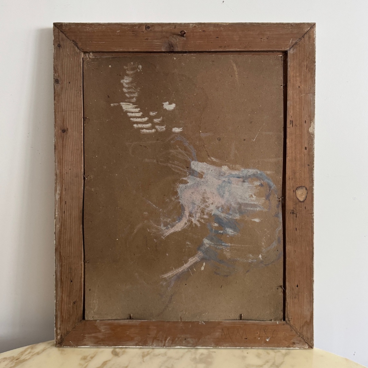 Huile sur carton par Deverty femme au rouge à lèvres vers 1900-1930-photo-3