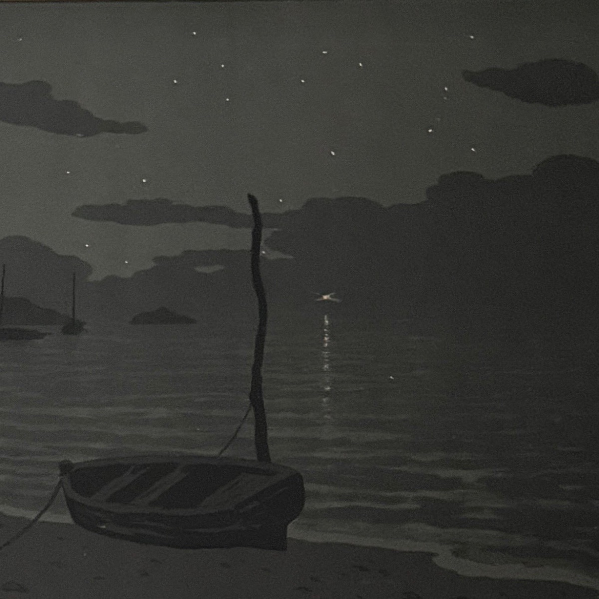 Lithographie par Henri Rivière La Féérie des Heures - La Nuit-photo-1