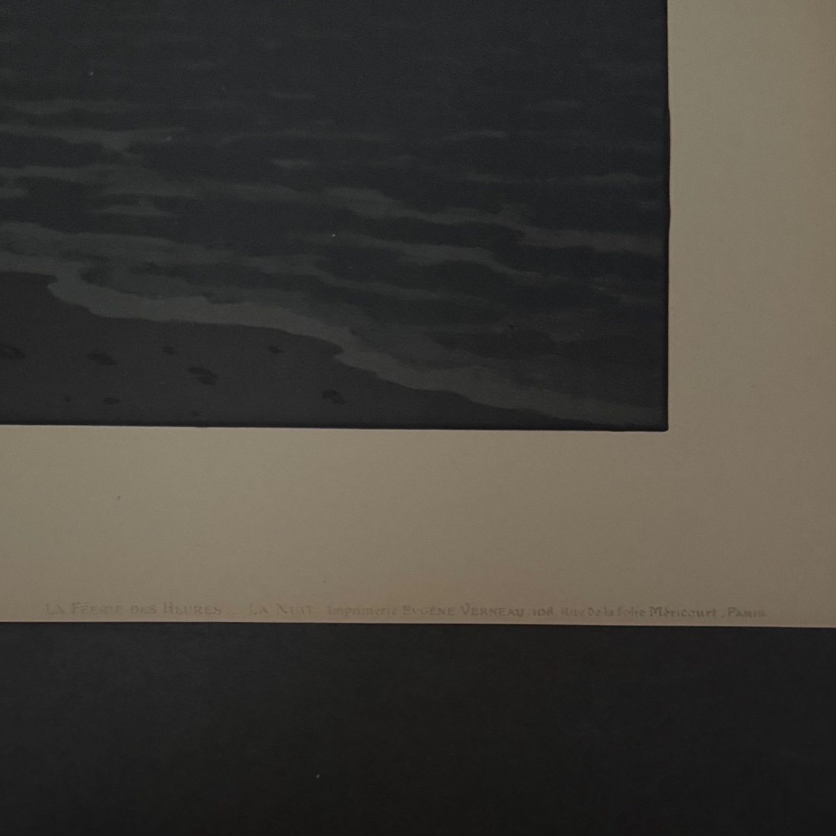 Lithographie par Henri Rivière La Féérie des Heures - La Nuit-photo-2