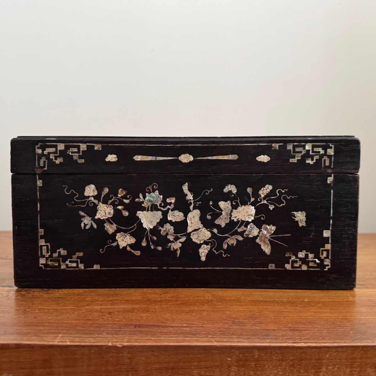 Coffret incrusté de nacre Chine Vietnam fin XIXe -photo-3