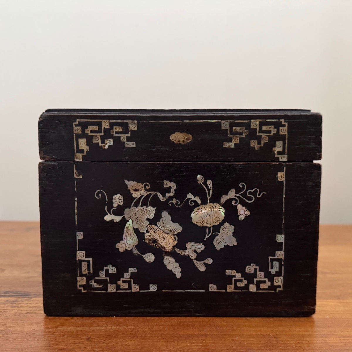 Coffret incrusté de nacre Chine Vietnam fin XIXe -photo-4