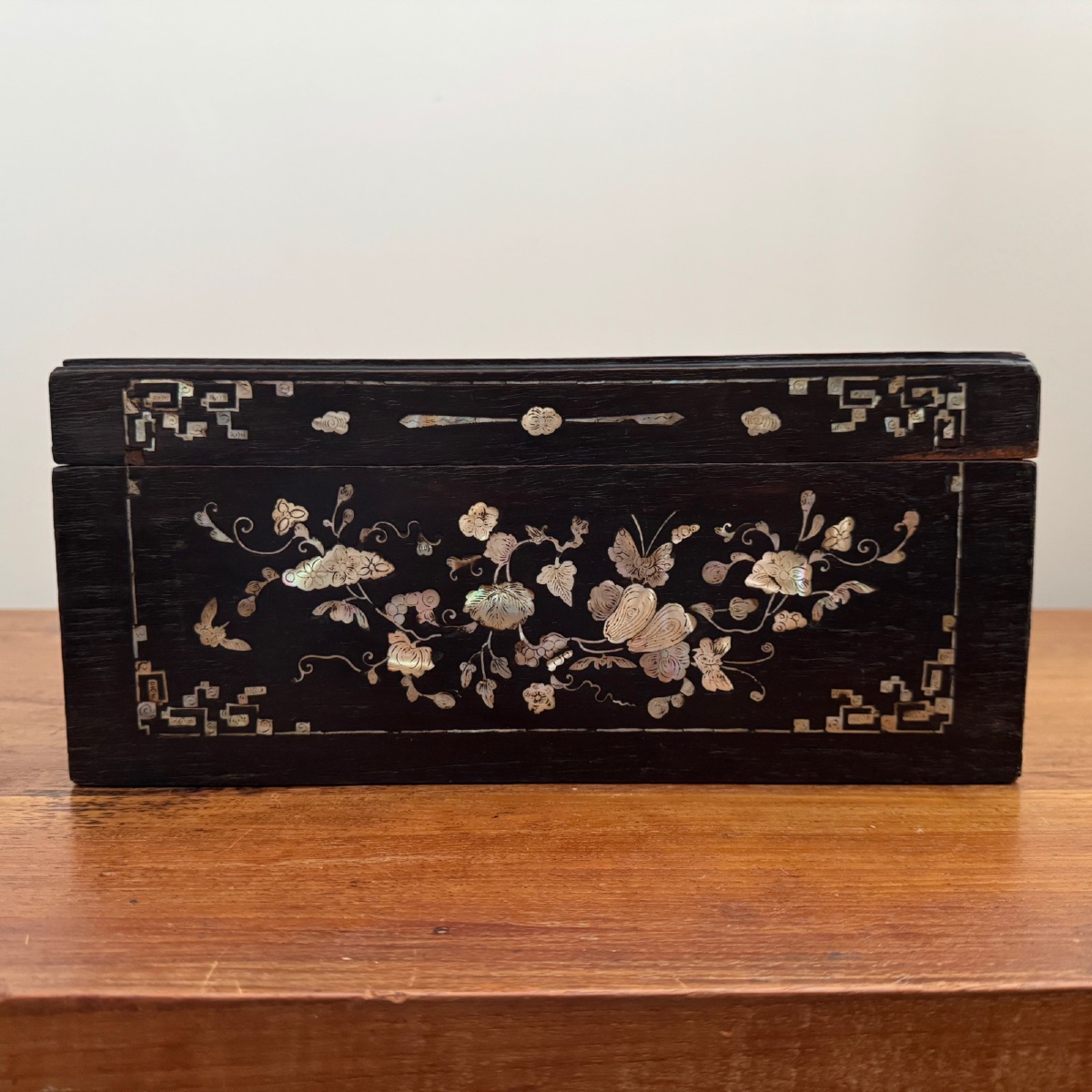Coffret incrusté de nacre Chine Vietnam fin XIXe -photo-1