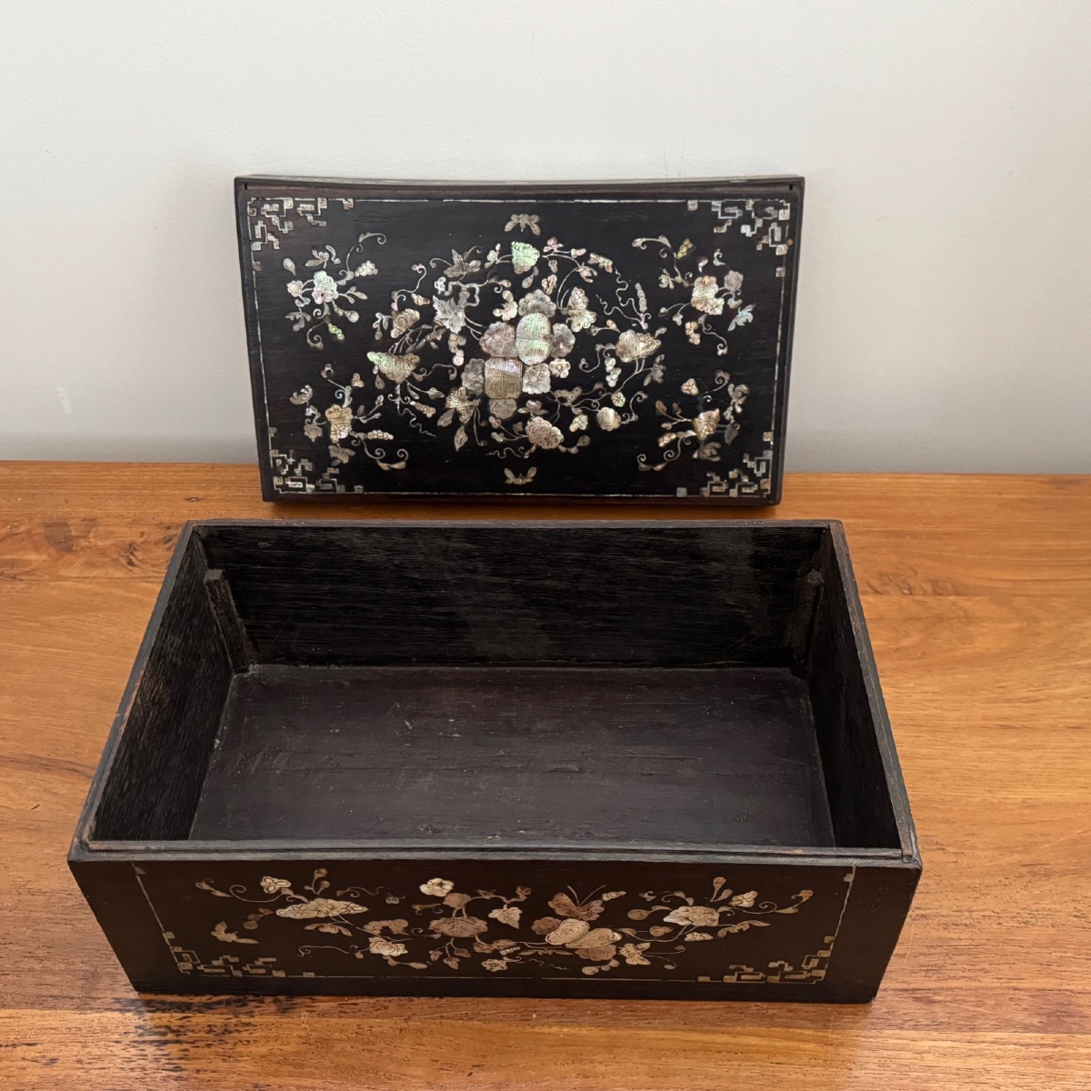 Coffret incrusté de nacre Chine Vietnam fin XIXe -photo-7