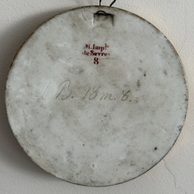Napoleon I Bust Medallion, Made Of Biscuit Porcelain, Imperial Porcelain Manufactory Of Sèvres-photo-6