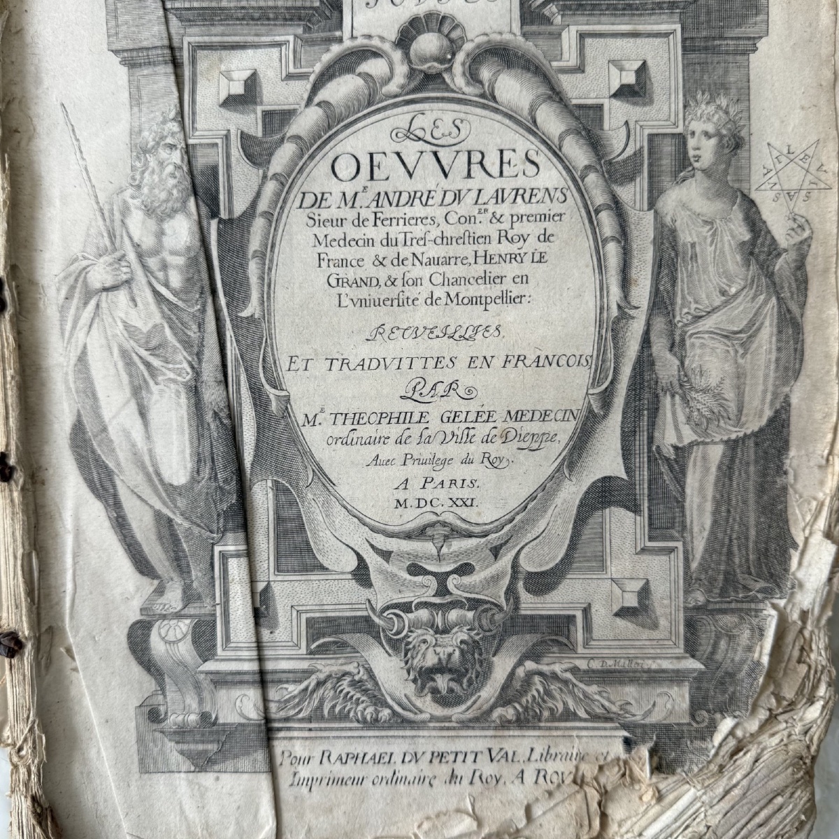 The Complete Anatomical Works Of André Du Laurens, Dated 1621 -photo-3