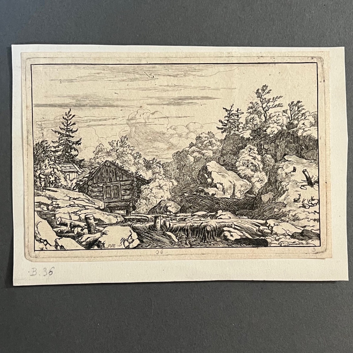 Engraving By Allaert Van Everdingen (1621–1675) 