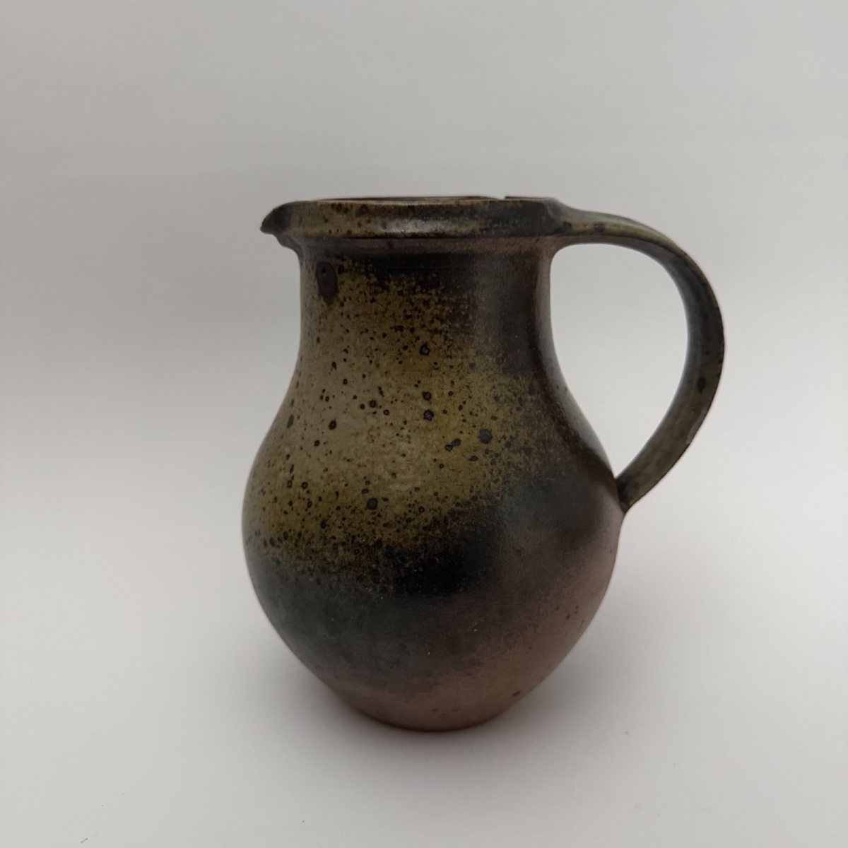 Stoneware Pitcher Signed By Robert Deblander