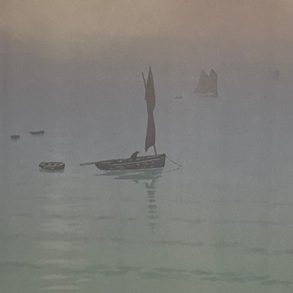 Lithograph By Henri Rivière, *the Beautiful Land Of Brittany*—*mist At Sea* -photo-1