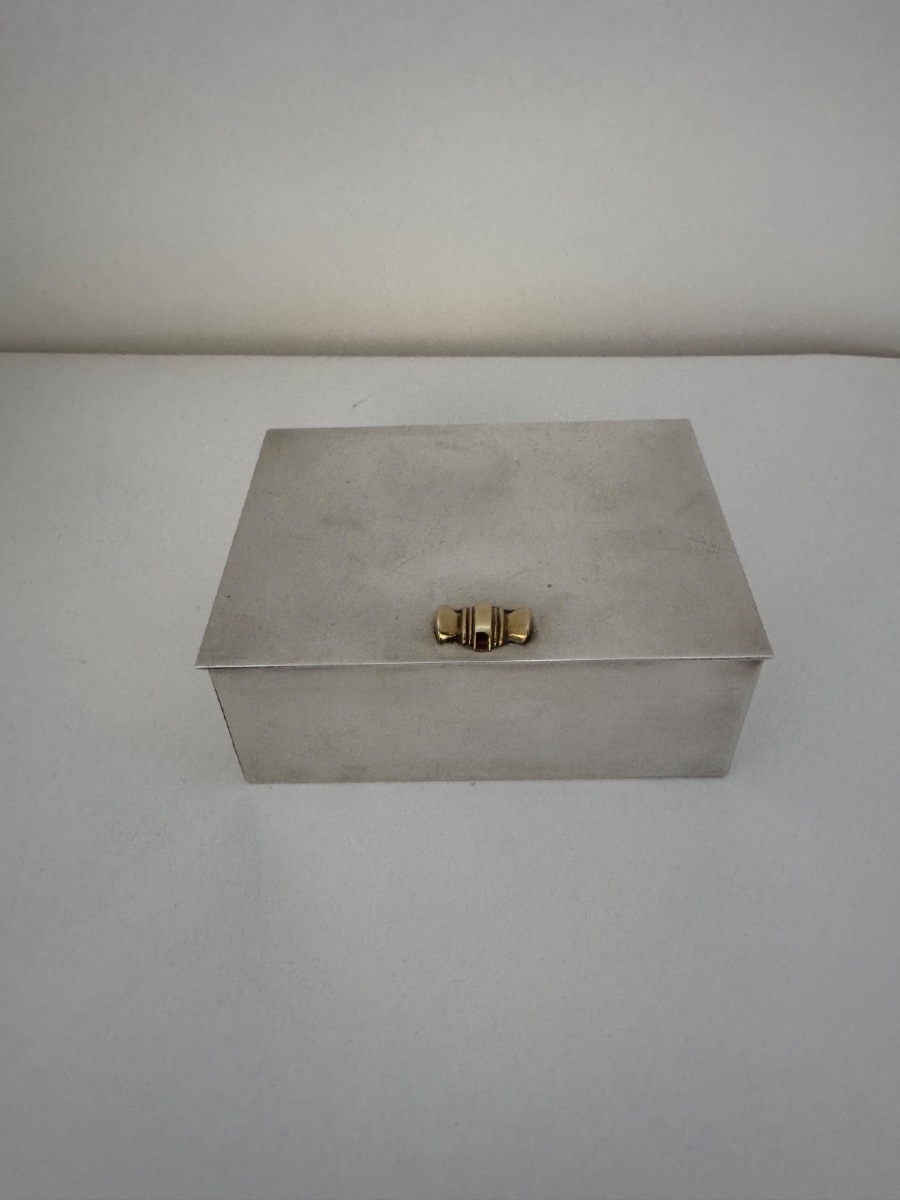 Tiffany & Co. 20th-century Silver Box, Made In Italy-photo-2